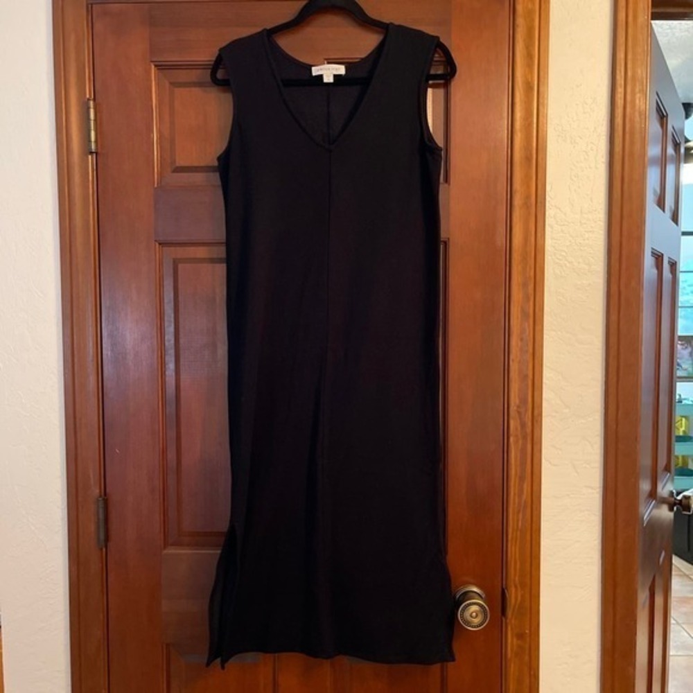 Amour Vert French terry midi shift dress Small